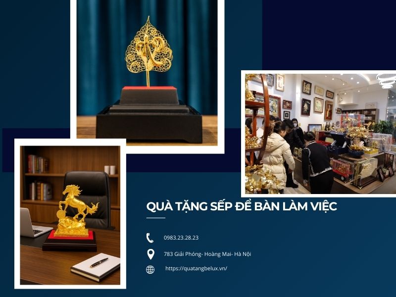 Quà tặng sếp để bàn làm việc – Vì sao cần sự tinh tế tuyệt đối?
